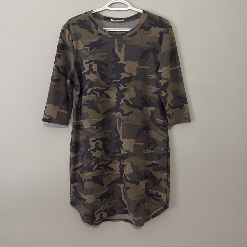 Women's Casual Camouflaged print dress